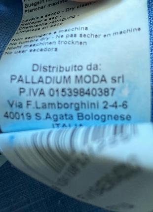 Нова дизайнерська лляна блуза сорочка 120% lino італія 428 фото