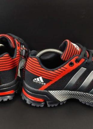 Подростковые кроссовки adidas marathon 36-41р синие с красным2 фото
