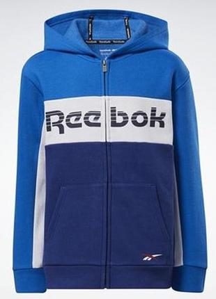 Спортивная кофта на замок reebok zip up hoodie (ew8598) оригинал