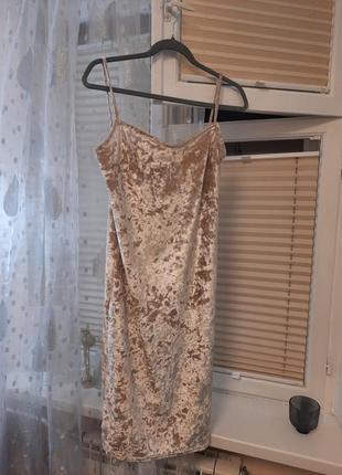 Велюрова сукня garne1 фото
