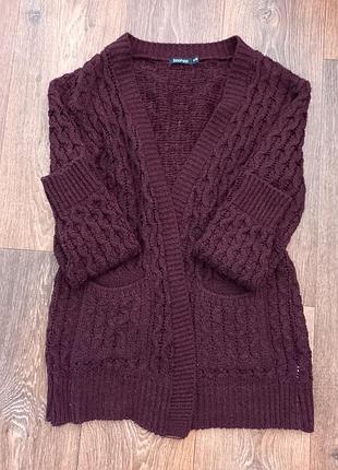 Кардиган вязаный