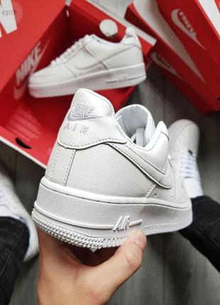 Топ ❗️ кожаные кроссовки nike air force 1 low white4 фото