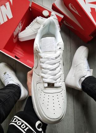 Топ ❗️ кожаные кроссовки nike air force 1 low white3 фото