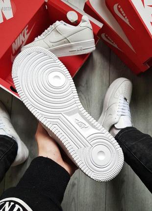 Топ ❗️ кожаные кроссовки nike air force 1 low white6 фото