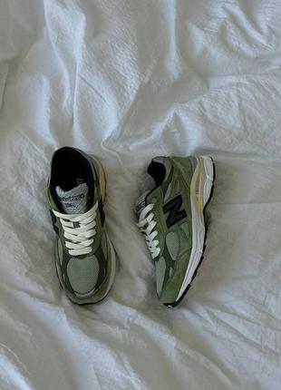 Кроссовки new balance 990 black/green6 фото