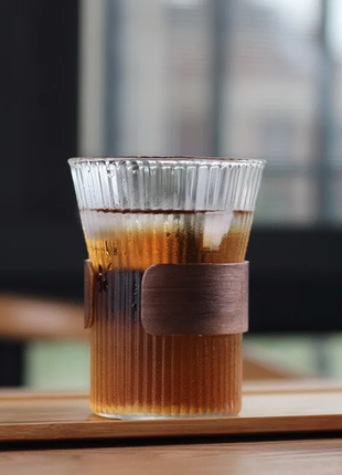 Скляна чашка для кави та чаю 350 мл.5 фото