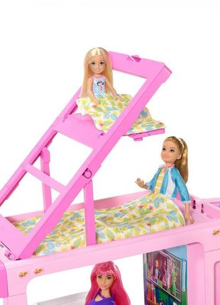 Набор барби кемпинг трейлер мечты автобус на колесах barbie mattel ll4 фото