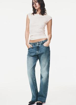 🔥🔥🔥 zara -60% футболка шерсть 20% топ беж, s, m, l