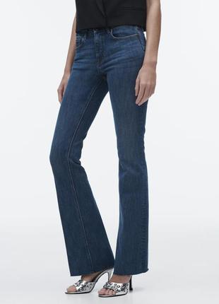 Джинси з середнєю постаною zw bootcut zara