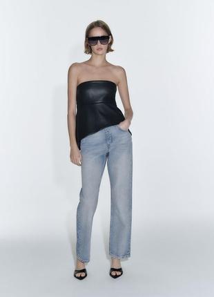 Джинсы прямые straight leg zara оригинал