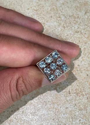 Серебряная кольца с топазами