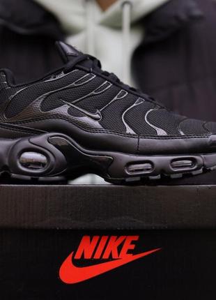 Снова в наличии❗️кроссовки nike air max plus tn black