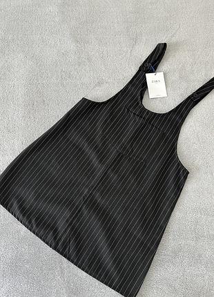 Сарафан zara у смужку. оверсайз