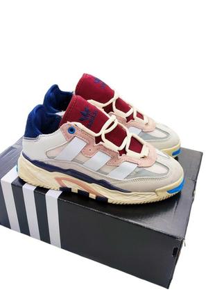 Женские кроссовки adidas niteball off white cream white