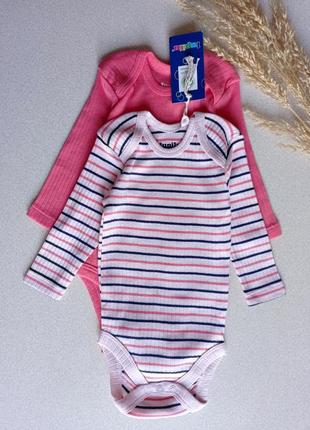 Боді в рубчик на довгий рукавчик