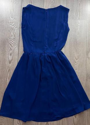 Шикарна синя сукня плаття сарафан4 фото