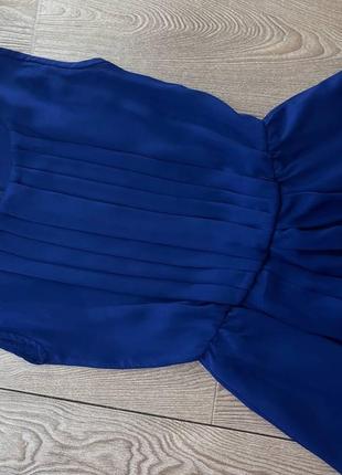 Шикарна синя сукня плаття сарафан6 фото