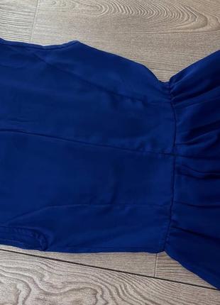 Шикарна синя сукня плаття сарафан7 фото