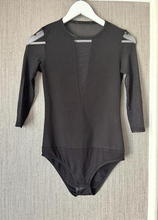 Боди в сеточку лонгслив