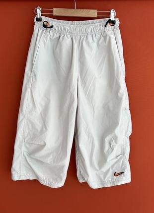 Nike vintage оригинал мужские спортивные шорты бриджи капри размер m б у1 фото