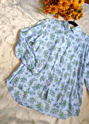 Рубашка в цветочный принт uk 123 фото
