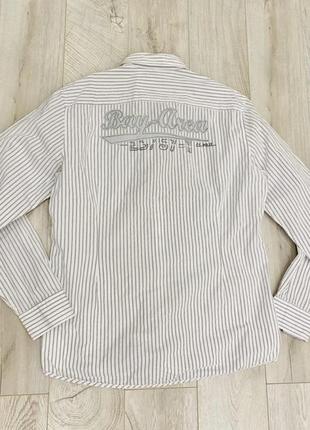 Сорочка esprit на кнопках з довгим рукавом l slim fit