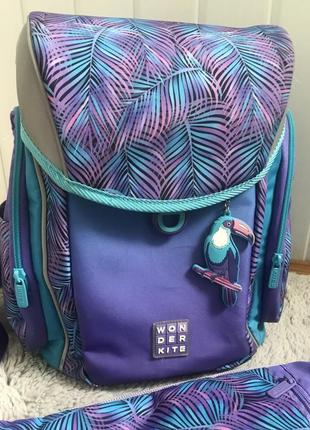 Шкільний набір портфель, пенал і сумка kite2 фото