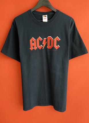 Ac/dc 2003’ vintage merch оригинал мужская футболка мерч размер xl б у