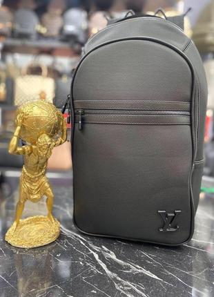 Кожаный рюкзак в стиле louis vuitton