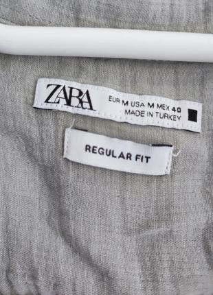 Муслиновая рубашка zara, размер м3 фото