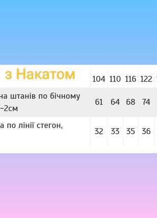 Штани начес, 3 4 5 6 7 8 9 10років, 98 104 110 116 122 128 134 140см9 фото