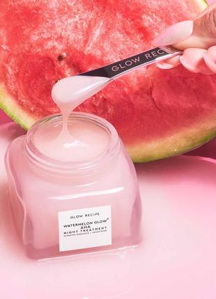 Ночной пилинг aha с гиалуроновой кислотой glow recipe watermelon glow aha night treatment 25 мл