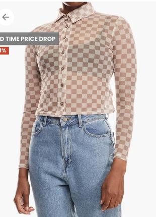 Рубашка сетка missguided