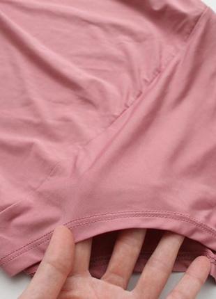 Розовый боди со шнуровкой на груди primark4 фото