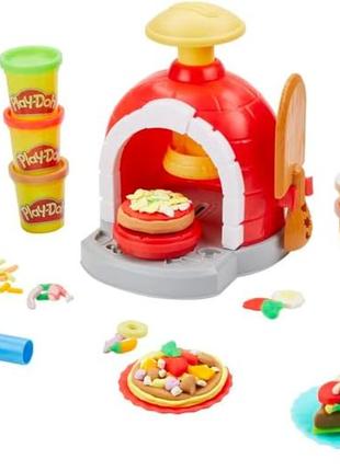 Набор для творчества hasbro печем пиццу play-doh kitchen creations pizza oven playset оригинал