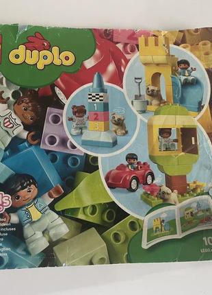 Конструктор lego duplo classic коробка с кубиками deluxe 85 деталей (10914)4 фото