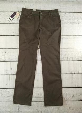 Штани коричневі рівні