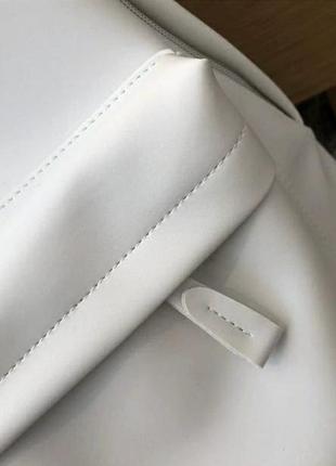 Рюкзак стильний білий вмісткий новий жіночий5 фото