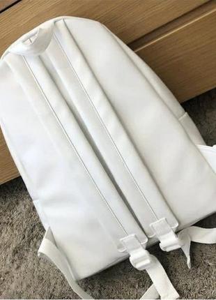Рюкзак стильний білий вмісткий новий жіночий7 фото