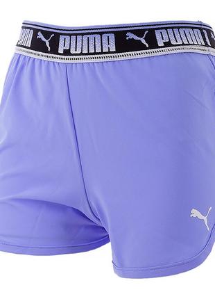 Детские шорты puma strong woven shorts голубой 140 (7d67346928 140)