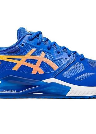 Мужские кроссовки asics gel-challenger 13 all court синий/оранжевый (41.5) 8 1041a397-960 41.5