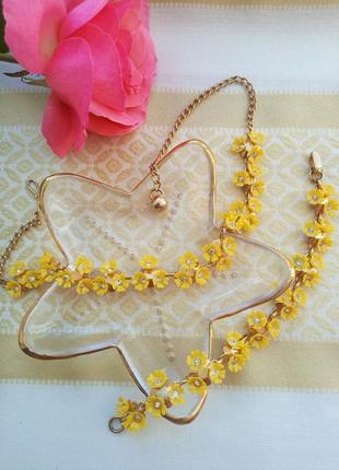 Вінтажний сет, набір, гарнітур, квіти, ретро стиль, вінтаж