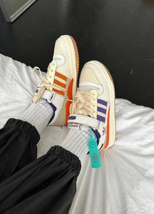 Женские кроссовки adidas forum «84 purple / orange premium7 фото