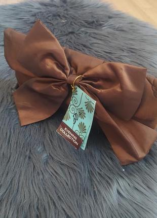 🤎🤎🤎чарівна перламутрова текстильна косметичка бантик