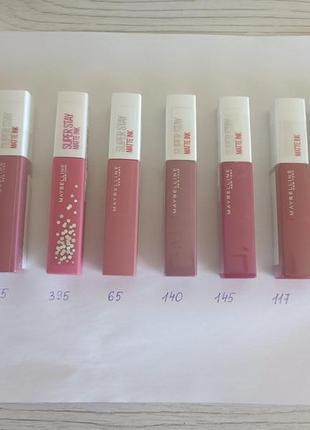 !оригинал! жидкая матовая помада для губ maybelline super stay matte ink3 фото