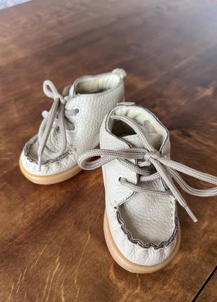 Кожаные ортопедические ботиночки для малышей7 фото