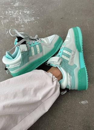 Женские кроссовки adidas forum x bad bunny mint premium4 фото