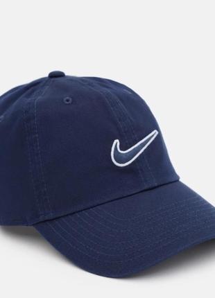 Кепка nike u nk h86 cap essential swsh темно-синий уни misc 943091-451