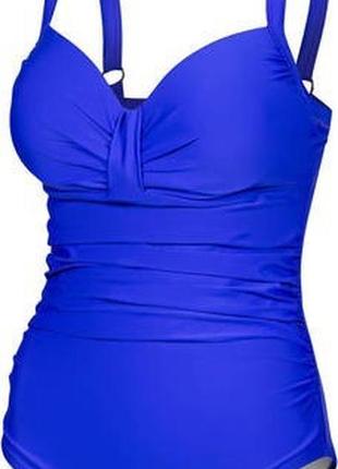 Купальник закритий для жінок aqua speed olivia 8674 блакитний жін 44(2xl) 200-02 44