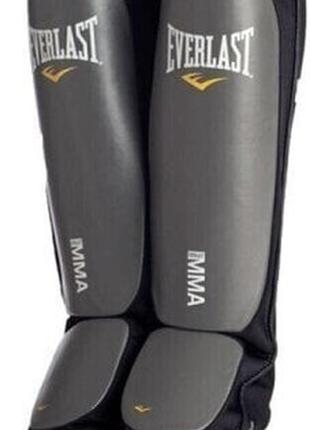 Захист ніг everlast mma sparring shin guards чорний уні l/xl (854930-70-8)